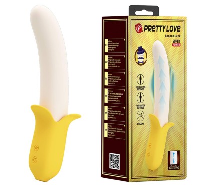 PRETTY LOVE - Banana Greek, 7 vibration functions 3 thrusting settings